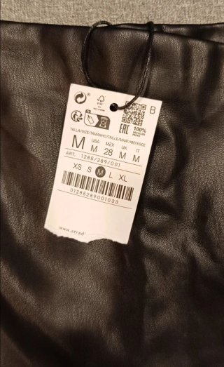 Falda pantalón negro M Stradivarius sin estrenar