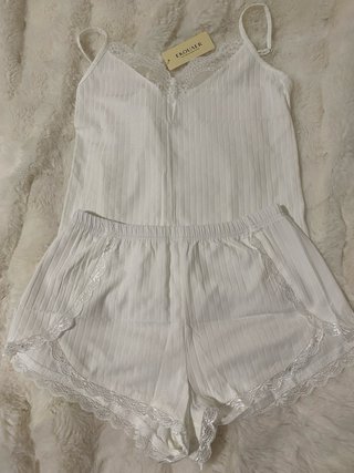 Pijama Ekouaer Blanco Talla S