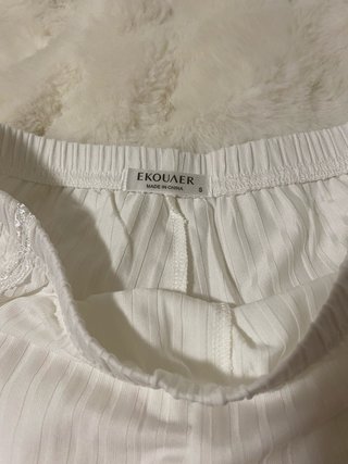 Pijama Ekouaer Blanco Talla S