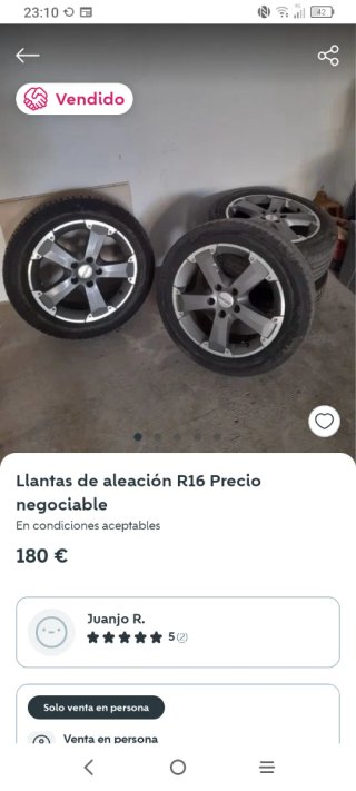 Llantas de aleación R16