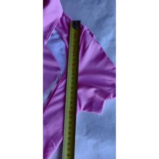 Camiseta Polo Lotto Rosa y Blanca Mujer