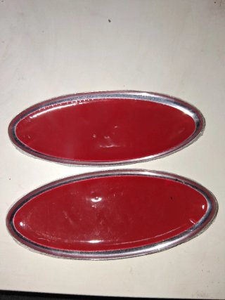 Emblema Ford Ovalado Negro