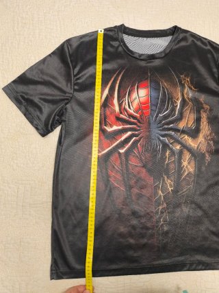Camiseta Spiderman Hombre Negra y Roja