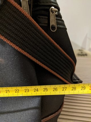 Bolsa de viaje negra sin ruedas