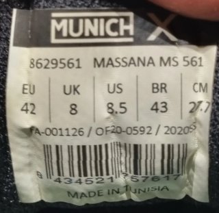 Zapatillas Munich Amarillas fosforito