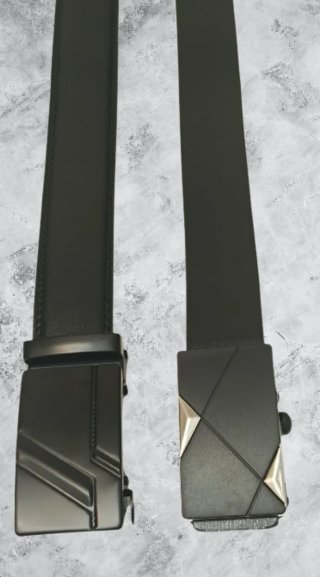 Confezione da 2 Cinture Uomo in Similpelle 120cm Regolabili