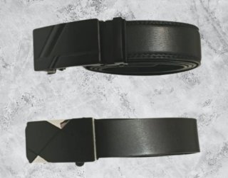 Confezione da 2 Cinture Uomo in Similpelle 120cm Regolabili