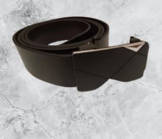 Confezione da 2 Cinture Uomo in Similpelle 120cm Regolabili