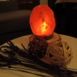 Lámpara Sal Himalaya USB Luz Cálida