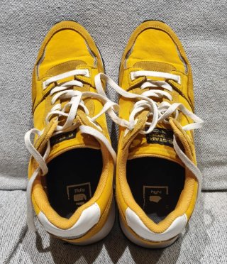 Zapatillas G-Star Mostaza y Blancas