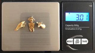 Figuritas Oro Tumbaga + Regalo