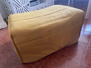 Puff Cama Plegable Naranja