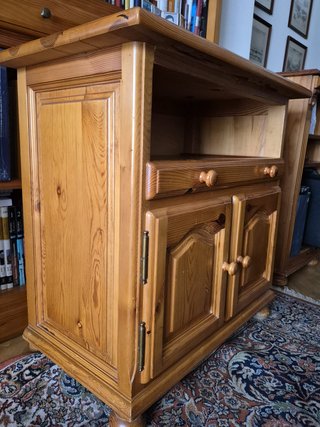 Mueble TV/Auxiliar Pino Macizo
