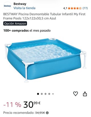 Piscina Infantil Bestway My First Frame Pool