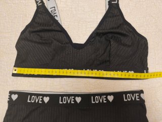 Conjunto de lencería LOVE