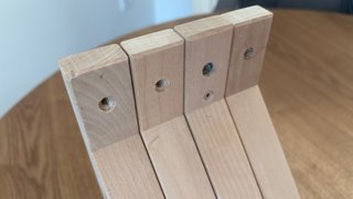 IKEA Ekby Valter - Set x5 escuadras pared (madera)