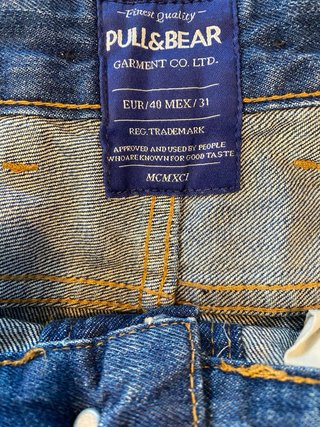 Bermuda vaquera Pull&Bear hombre
