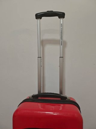Maleta de cabina roja Cállate la boca