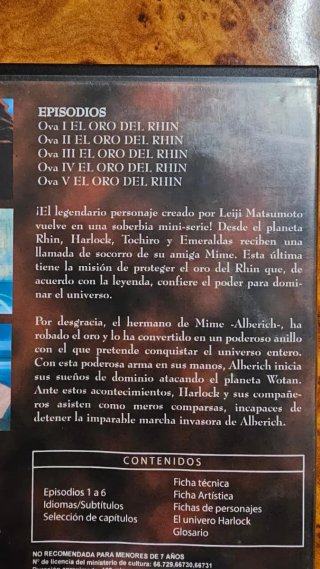 HARLOCK SAGA SERIE COMPLETA DVD