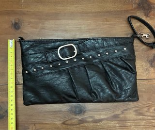 Bolso Negro Piel Baldine