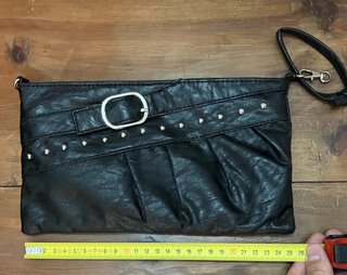 Bolso Negro Piel Baldine
