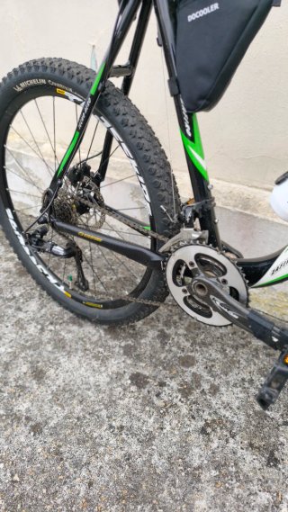 Bicicleta Mendiz Negra y Verde