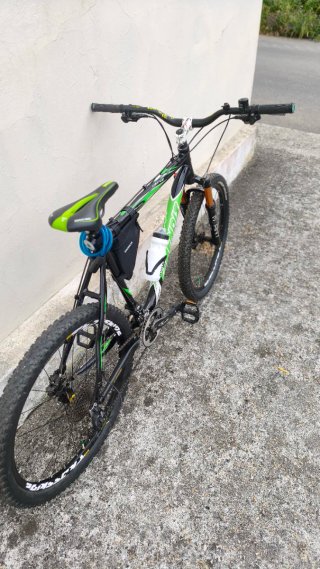 Bicicleta Mendiz Negra y Verde