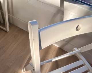 IKEA Frösvi - 1x silla plegable (blanca)