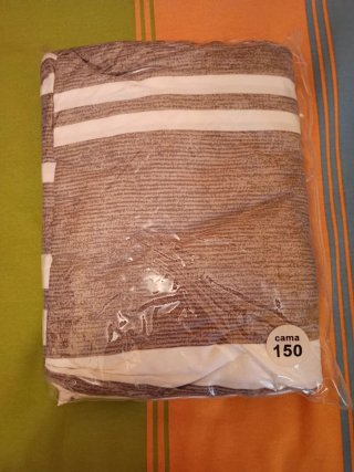 Funda Nórdica Rayas Gris y Blanco