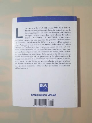 Libro Cuentos de Guerra