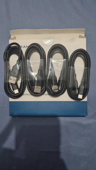 Set 4 Cables USB RAMPOW Lightning