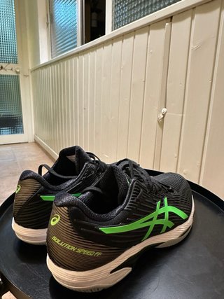 Zapatillas Asics Solution ff Speed Negro/Verde