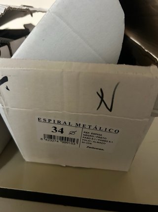 Espirales metálicos para encuadernación