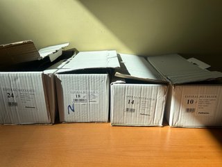 Espirales metálicos para encuadernación