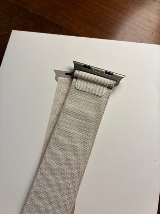 Correa original Apple Watch Alpine Loop Blanca