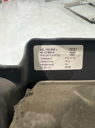Tapa motor Audi TDI a3 a3 s3