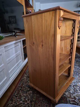 Mueble torre madera multimedia