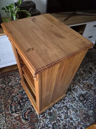 Mueble torre madera multimedia