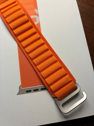 Correa Apple Watch Alpine Loop Naranja