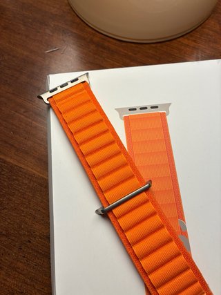 Correa Apple Watch Alpine Loop Naranja