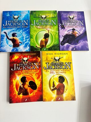 Pack Percy Jackson completa.