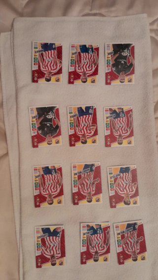 Lote cromos Atlético de Madrid Adrenalyn XL