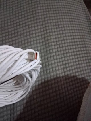 Cable USB-C Blanco 128 cm