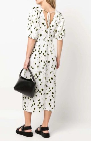 Vestido midi BIMBA Y LOLA estampado corazón