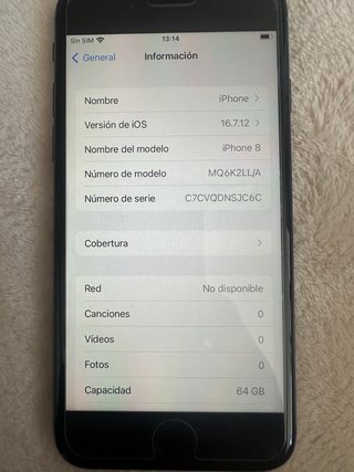 iPhone 8 64GB Space Gray Libre