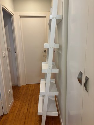 Estantería Escalera Blanca