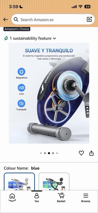 Bici estática MERACH 4 en 1 con remo