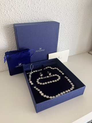 Conjunto Swarovski Angelic Plata