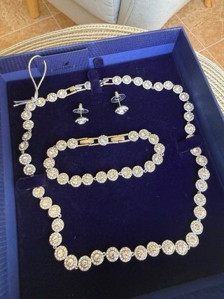 Conjunto Swarovski Angelic Plata