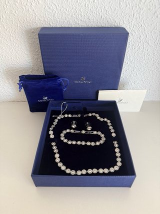 Conjunto Swarovski Angelic Plata